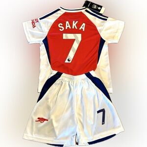 Bukayo Saka Kids Soccer Jersey – Kids Youth/Toddler Sizes - Ships Same Day NWT